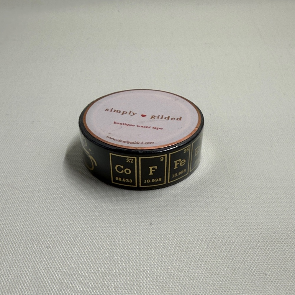 Simply Gilded Coffee Washi Tape 15mm